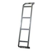 Galvanized Metal Ladder for Long Wheel Based Land Rover